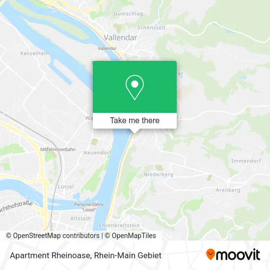 Карта Apartment Rheinoase