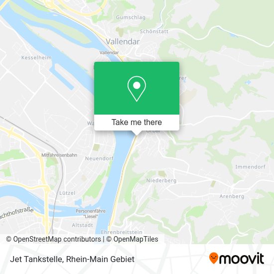 Карта Jet Tankstelle