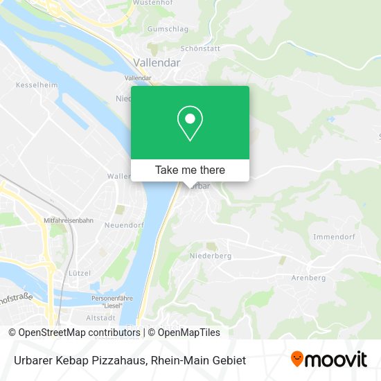 Карта Urbarer Kebap Pizzahaus