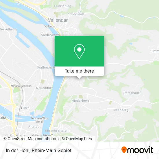 Карта In der Hohl