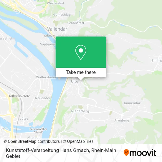 Карта Kunststoff-Verarbeitung Hans Gmach