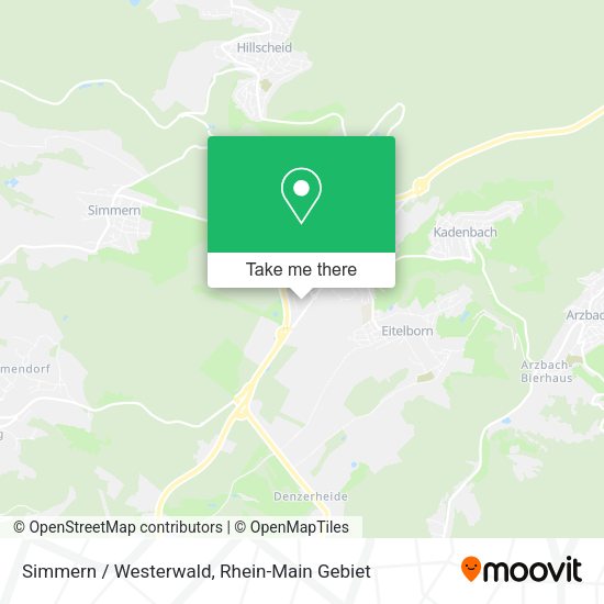 Карта Simmern / Westerwald