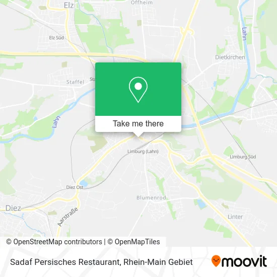 Карта Sadaf Persisches Restaurant