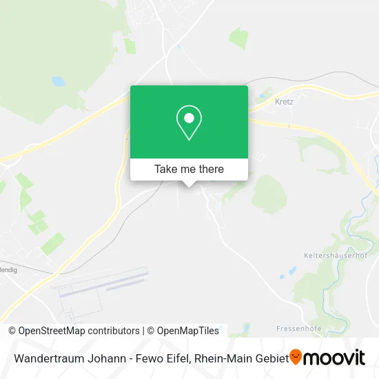 Карта Wandertraum Johann - Fewo Eifel