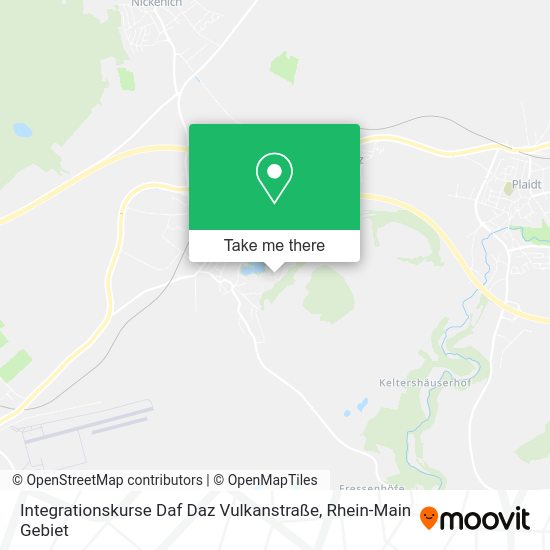 Карта Integrationskurse Daf Daz Vulkanstraße