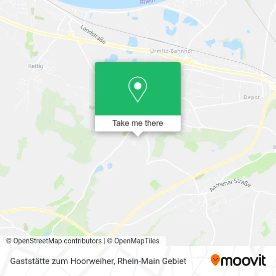 Карта Gaststätte zum Hoorweiher