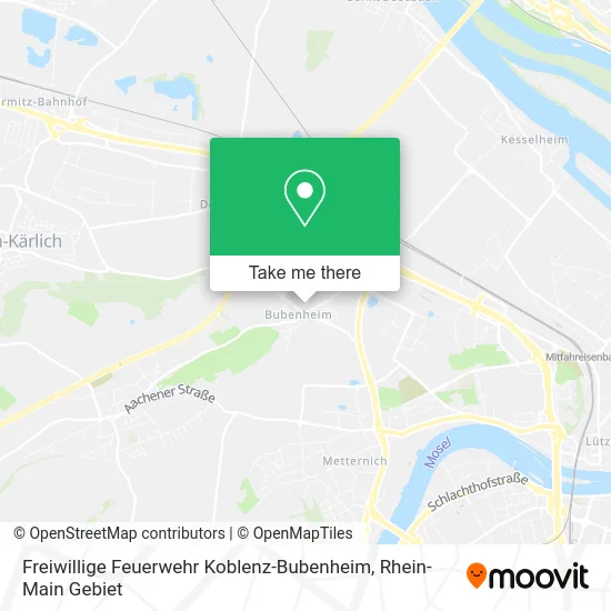 Карта Freiwillige Feuerwehr Koblenz-Bubenheim