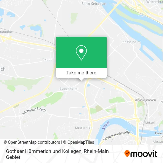 Карта Gothaer Hümmerich und Kollegen