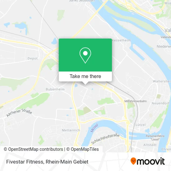 Карта Fivestar Fitness