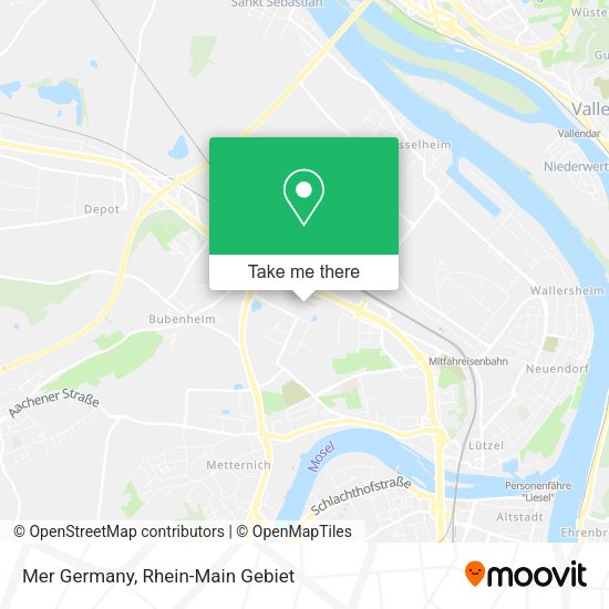 Карта Mer Germany