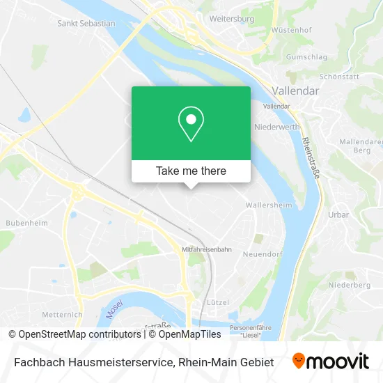 Карта Fachbach Hausmeisterservice