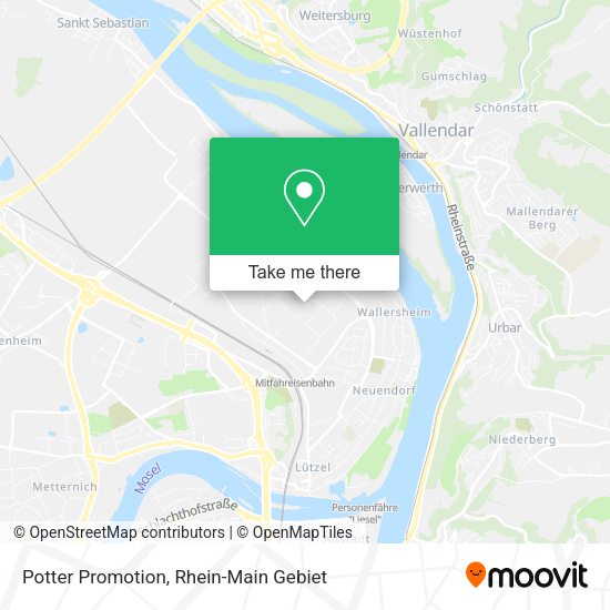Карта Potter Promotion