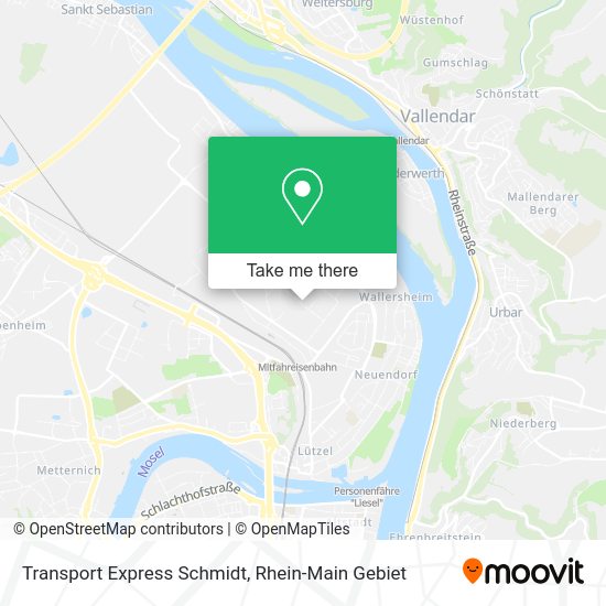 Карта Transport Express Schmidt
