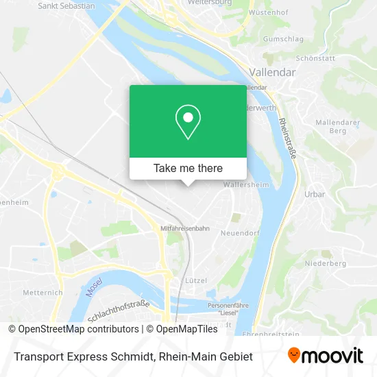 Карта Transport Express Schmidt