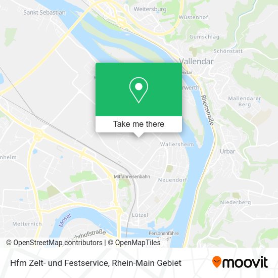 Карта Hfm Zelt- und Festservice