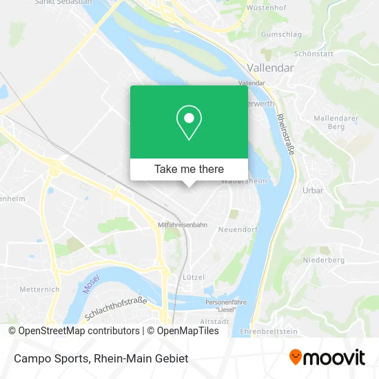 Карта Campo Sports