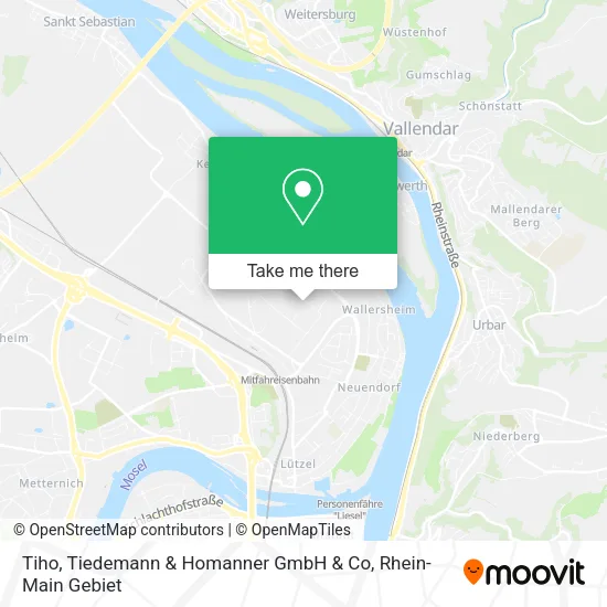 Карта Tiho, Tiedemann & Homanner GmbH & Co