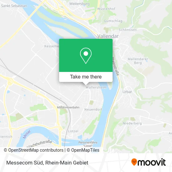 Карта Messecom Süd