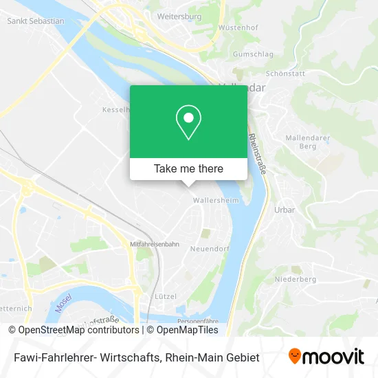 Карта Fawi-Fahrlehrer- Wirtschafts