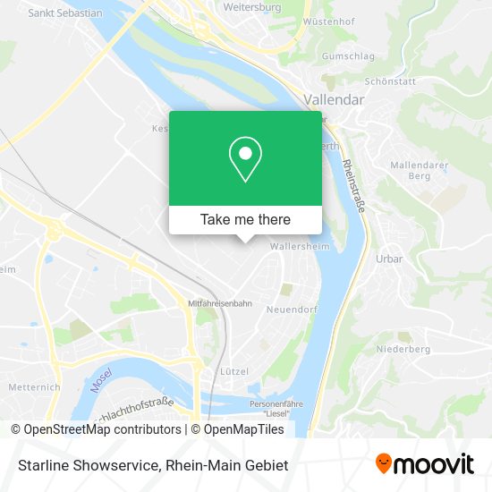 Карта Starline Showservice
