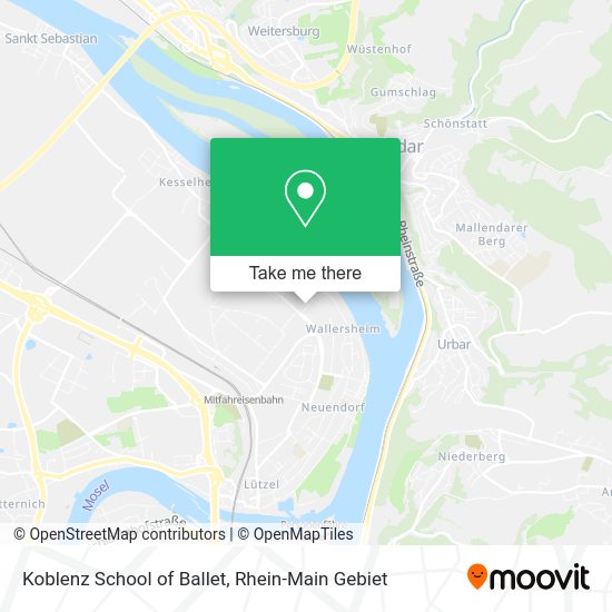 Карта Koblenz School of Ballet