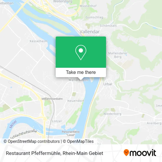 Карта Restaurant Pfeffermühle