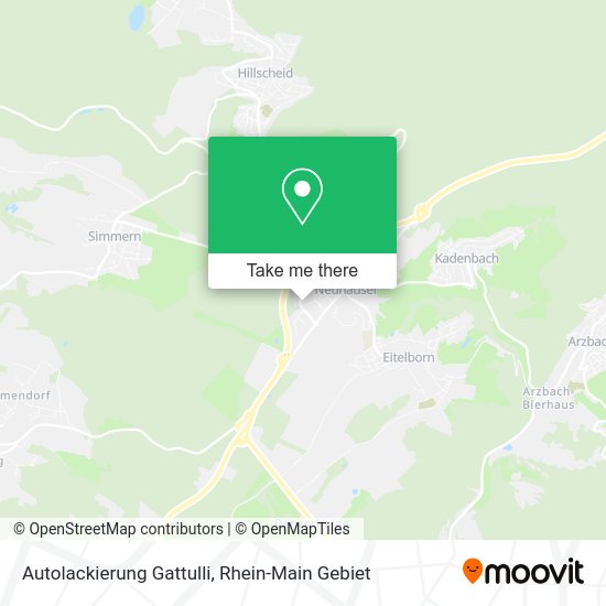 Карта Autolackierung Gattulli