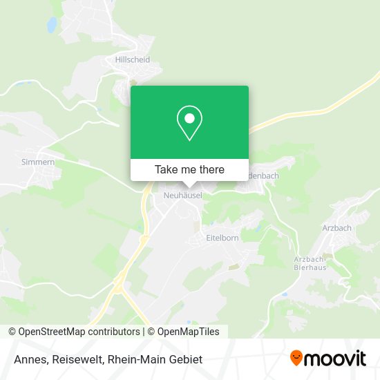 Карта Annes, Reisewelt