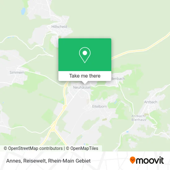 Карта Annes, Reisewelt