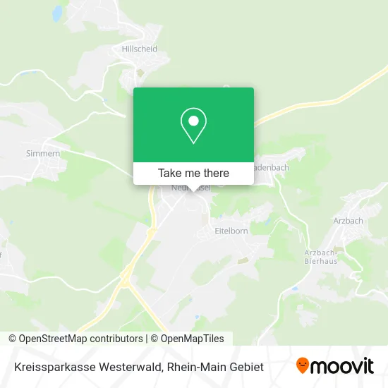 Карта Kreissparkasse Westerwald