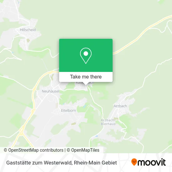 Карта Gaststätte zum Westerwald