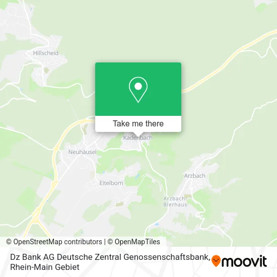 Карта Dz Bank AG Deutsche Zentral Genossenschaftsbank