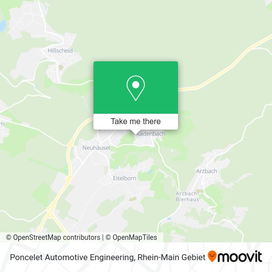 Карта Poncelet Automotive Engineering