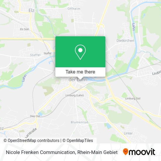 Карта Nicole Frenken Communication