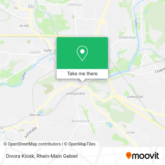 Divora Kiosk map