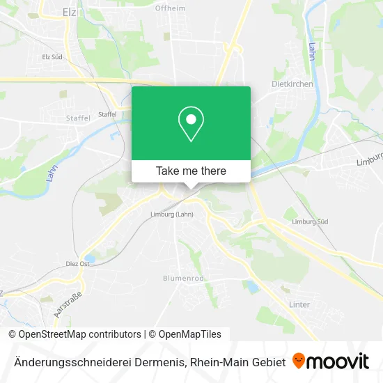 Карта Änderungsschneiderei Dermenis