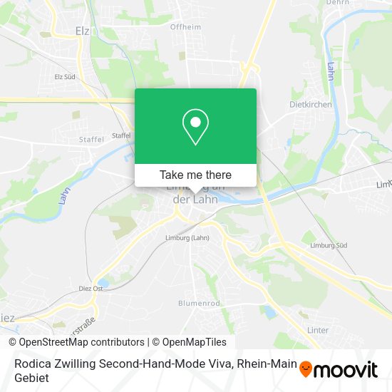 Карта Rodica Zwilling Second-Hand-Mode Viva