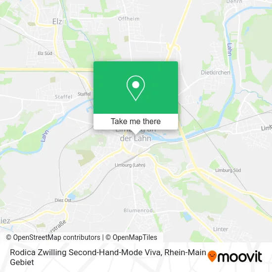 Карта Rodica Zwilling Second-Hand-Mode Viva