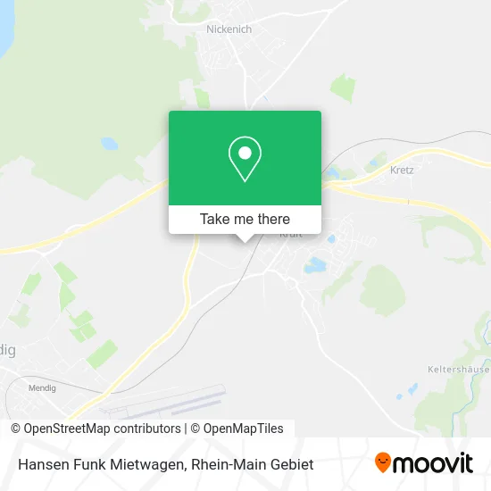 Карта Hansen Funk Mietwagen