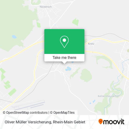 Карта Oliver Müller Versicherung