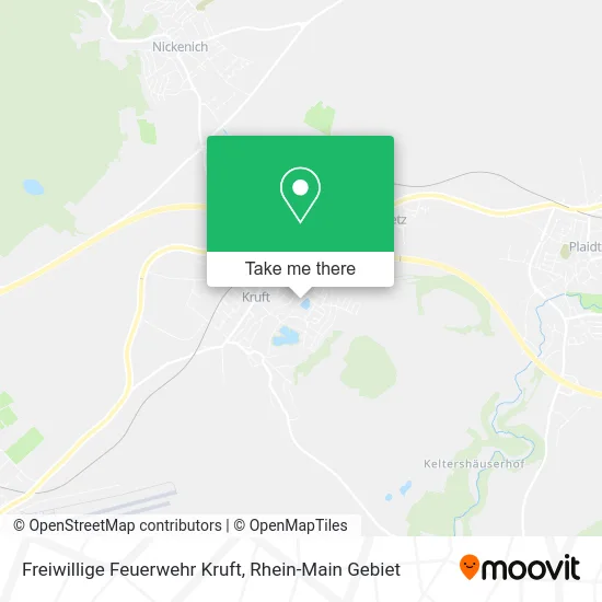 Карта Freiwillige Feuerwehr Kruft