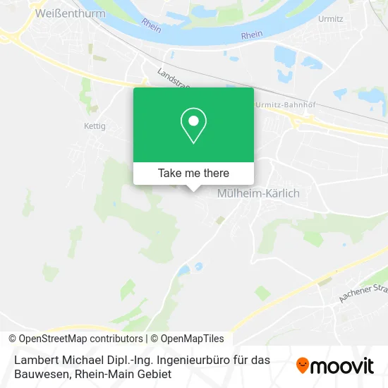 Карта Lambert Michael Dipl.-Ing. Ingenieurbüro für das Bauwesen