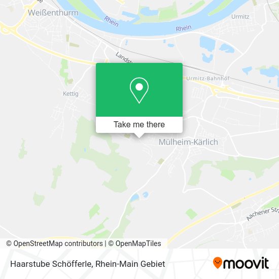 Карта Haarstube Schöfferle
