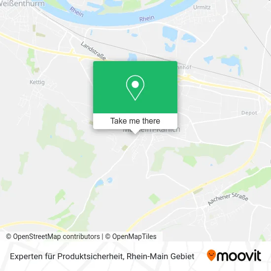 Карта Experten für Produktsicherheit