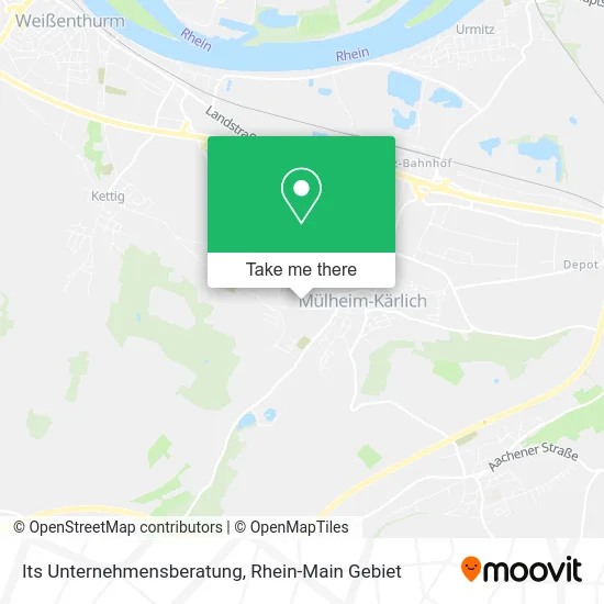 Карта Its Unternehmensberatung