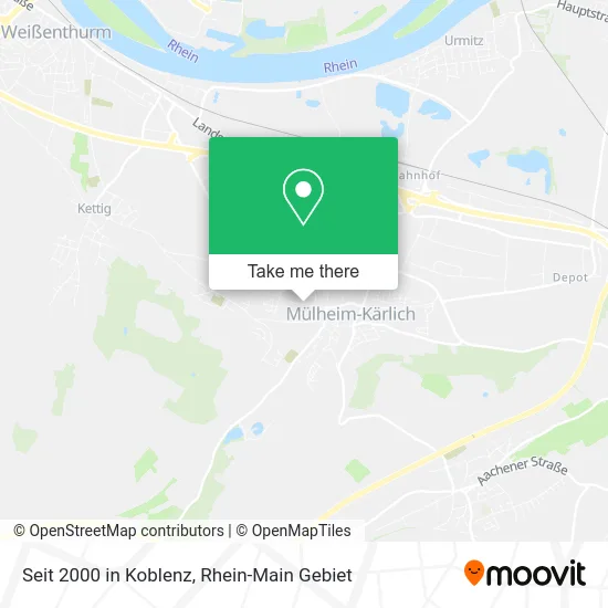 Карта Seit 2000 in Koblenz