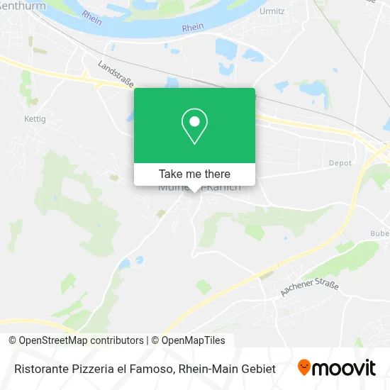 Ristorante Pizzeria el Famoso map