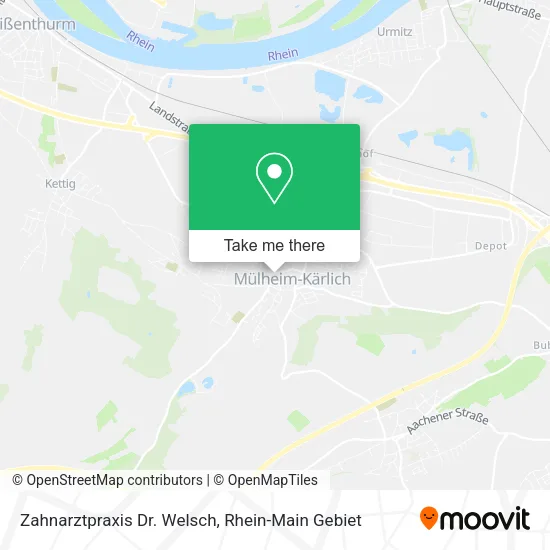 Карта Zahnarztpraxis Dr. Welsch
