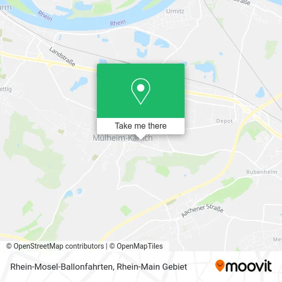 Rhein-Mosel-Ballonfahrten map