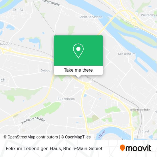 Карта Felix im Lebendigen Haus